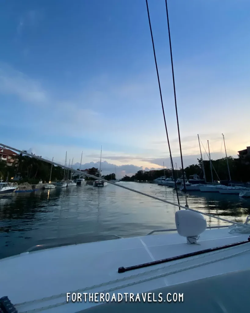 Sunset sail from Playa del Carmen