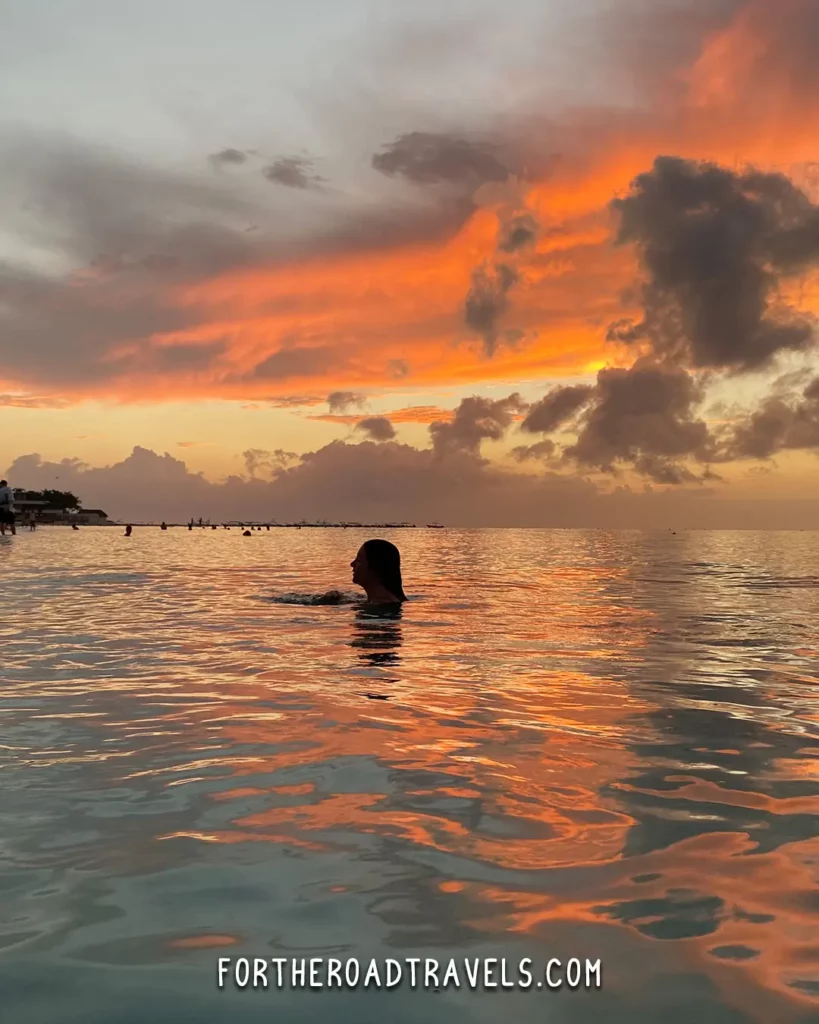 Sunrise in Playa del Carmen Mexico