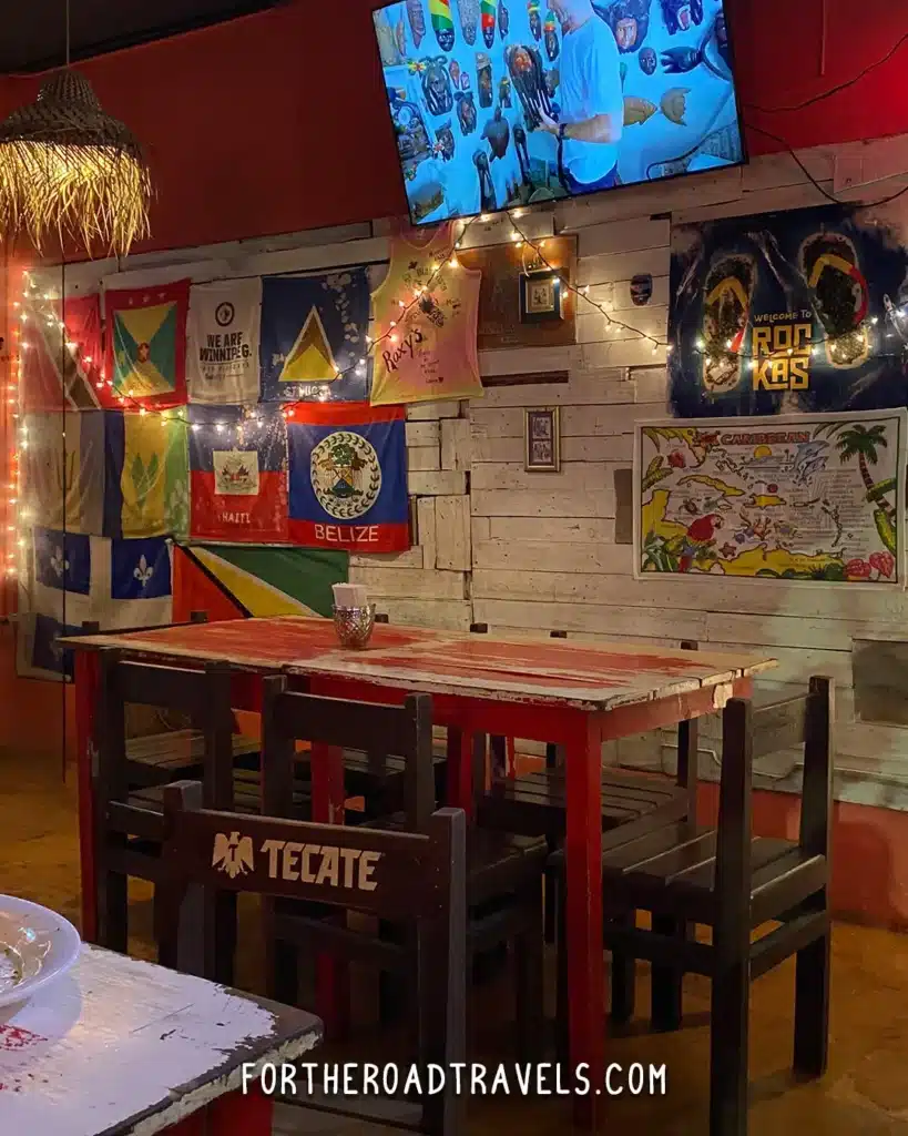 Jamaican food in Playa del Carmen Mexico