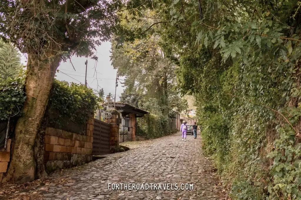 Valle de Bravo Cobblestone Street