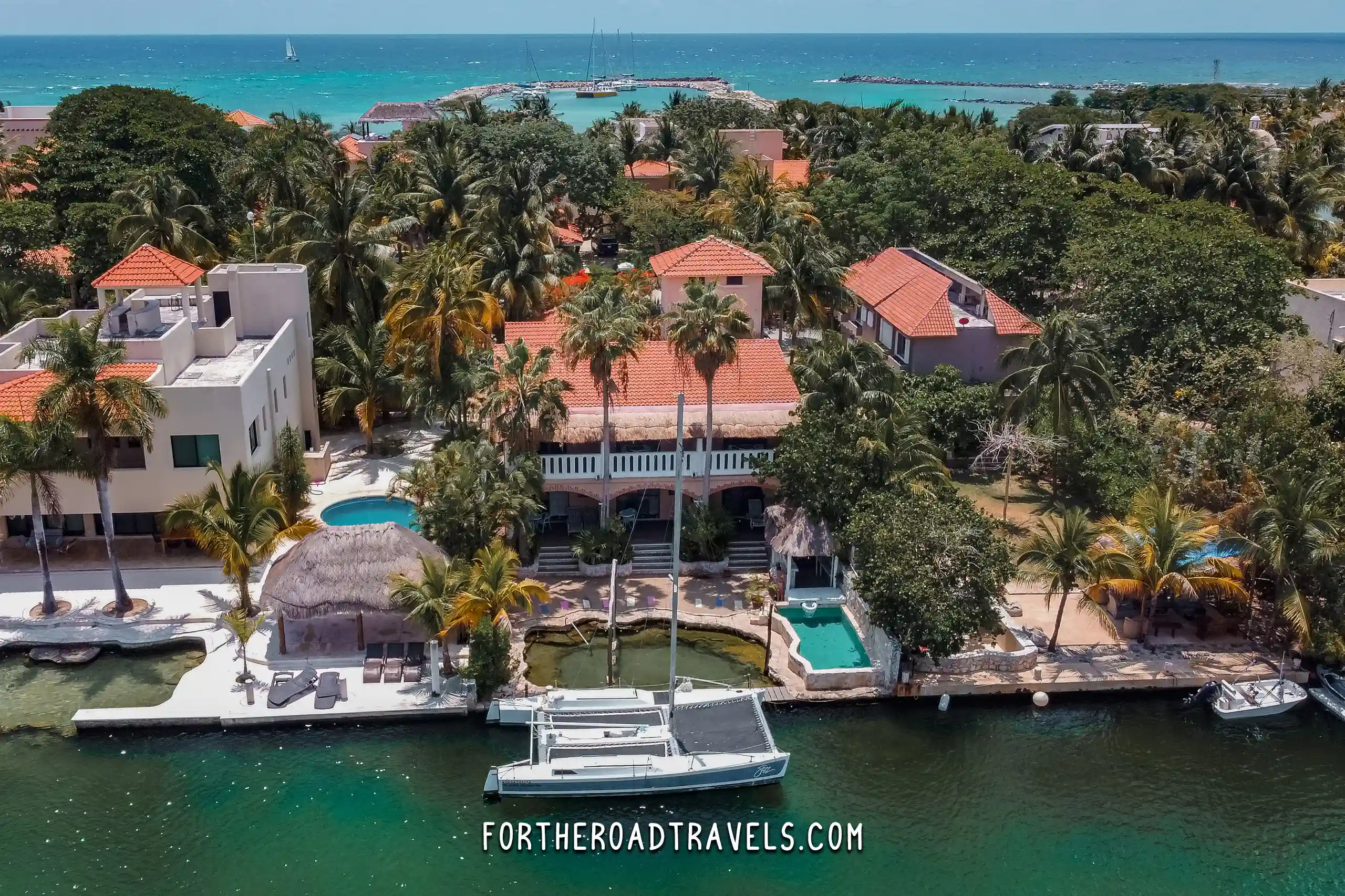 Puerto Aventuras Mexico Aerial