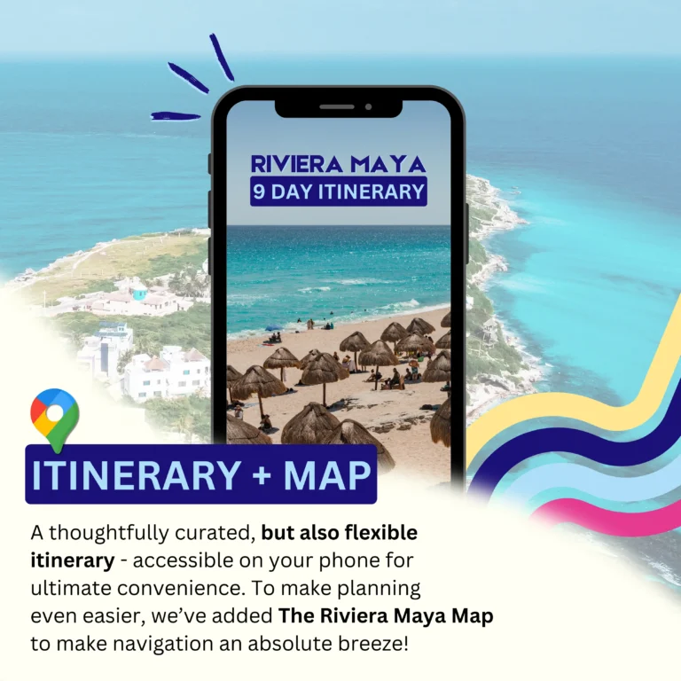 Riviera Maya Itienerary and Map