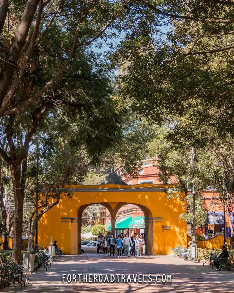 Coyoacan Main Park Entrance Tour in Mexico City