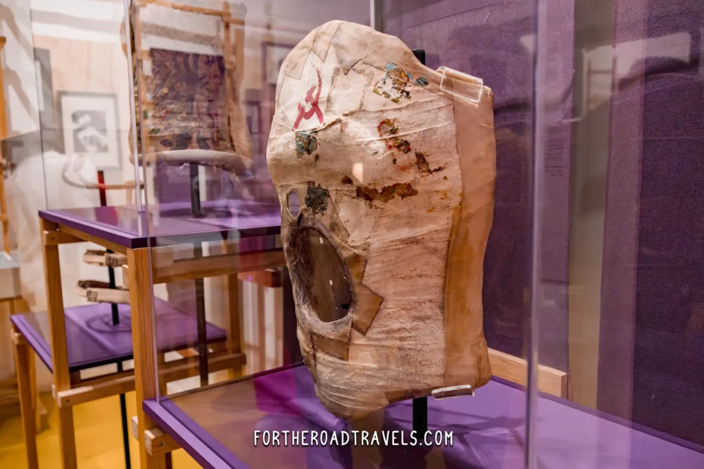 Body Cast of Frida Kahlo Seen During Tour in Mexico City
