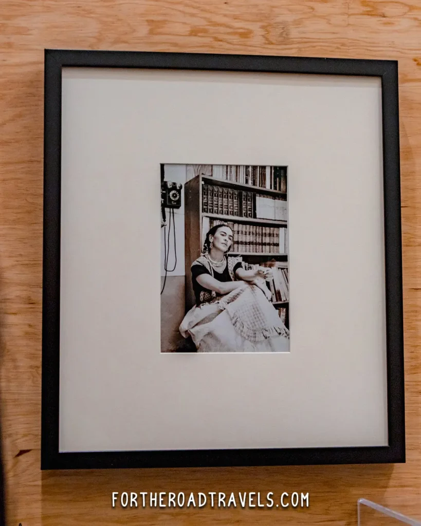 Photo Frame at Frida Kahlo's House During Tour in Mexico City